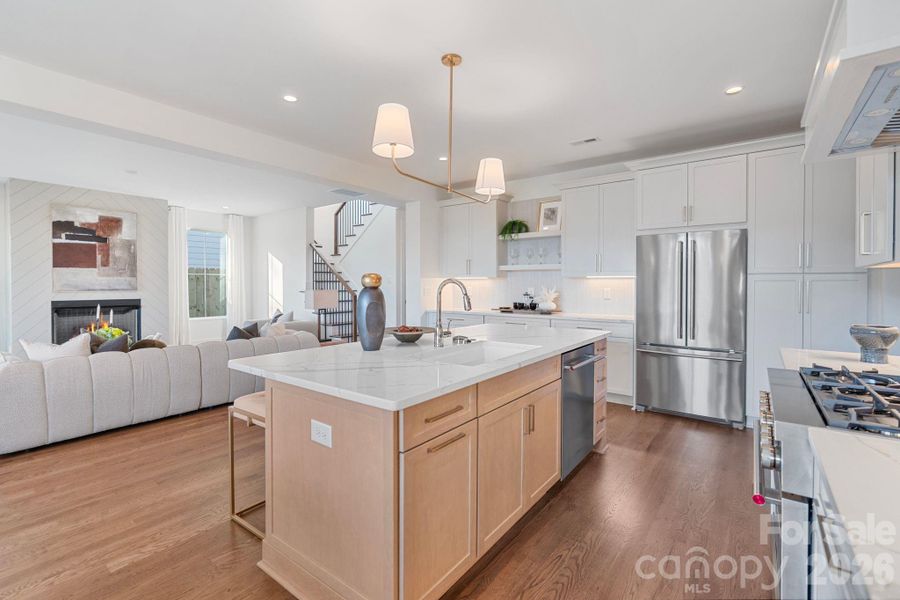 Furnished interior view inside a new home in , Charlotte (Image 7). Furnished interior view inside a new home in , Charlotte (Image 7).