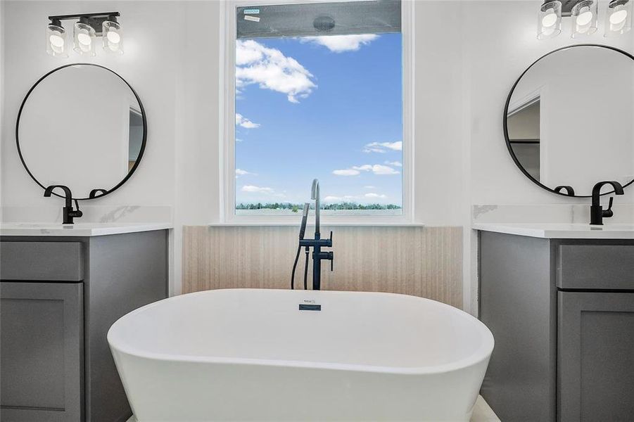 Furnished interior view inside a new home in , Celeste (Image 9).