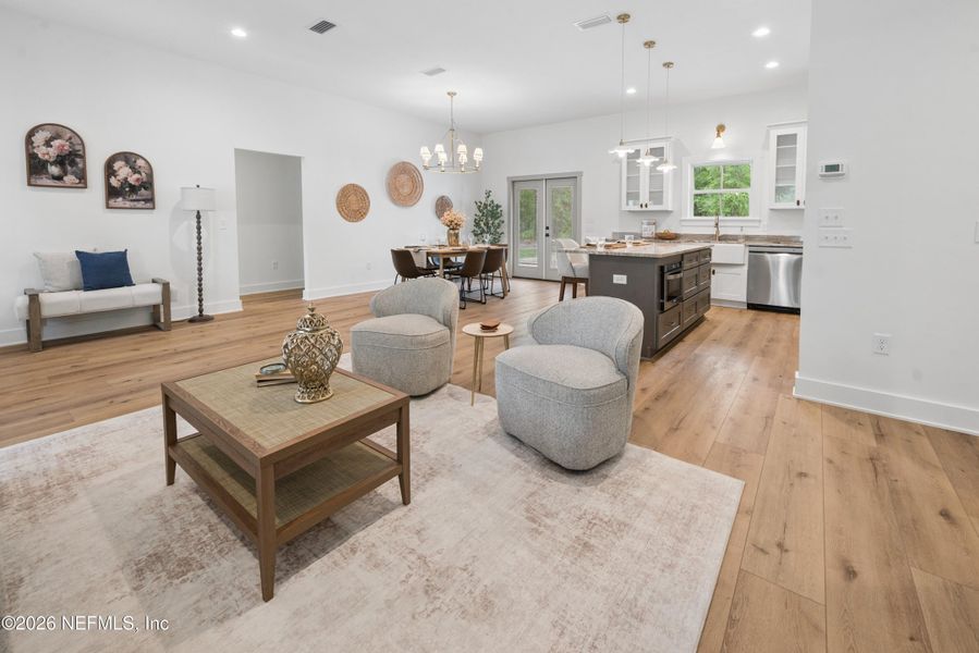 Furnished interior view inside a new home in , Starke (Image 9).