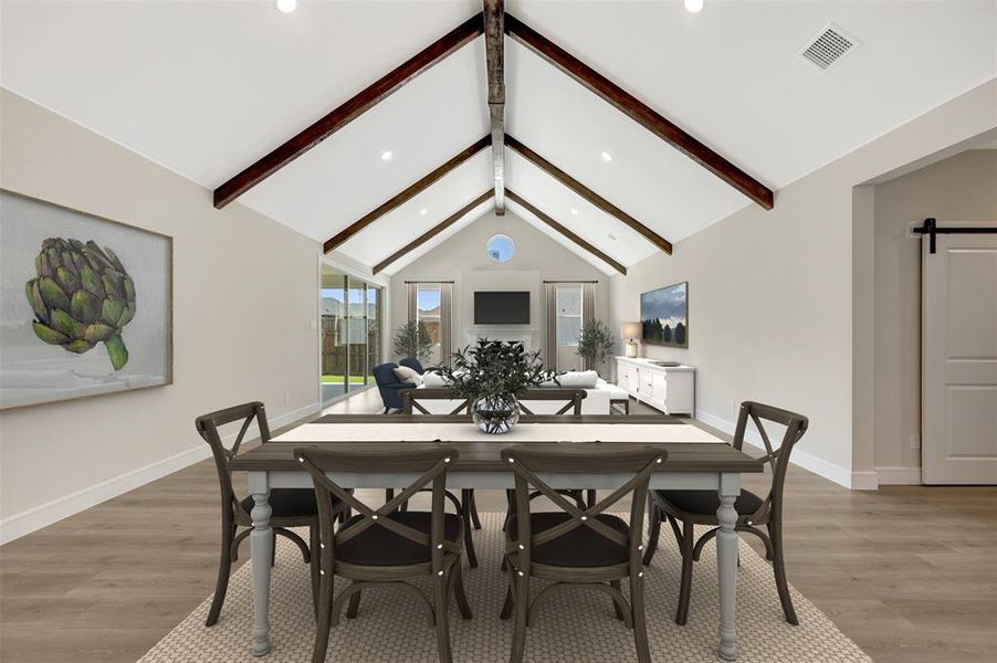 Furnished interior view inside a new home in Elevon, Lavon (Image 25).