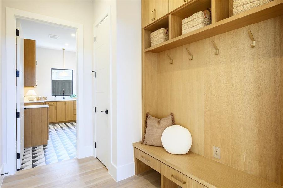 Furnished interior view inside a new home in , Dallas (Image 29).