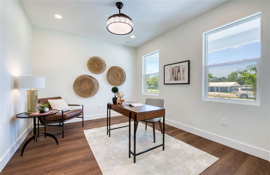 Furnished interior view inside a new home in , Palm Harbor (Image 9).