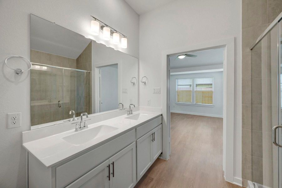 Furnished interior view inside a new home in Summerview, Fulshear (Image 8).