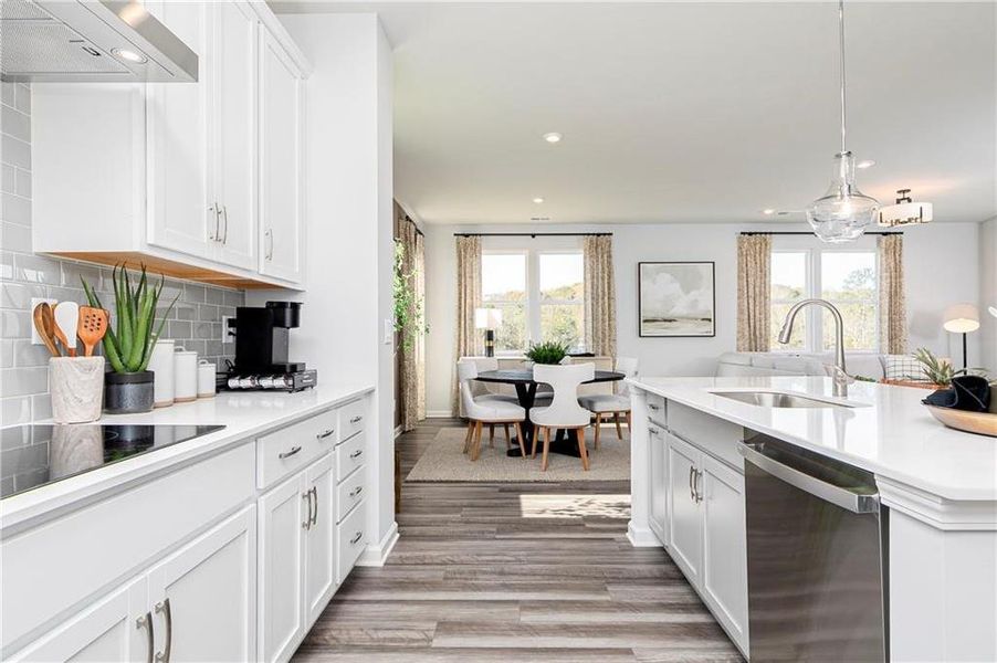 Furnished interior view inside a new home in Riverside Ridge, Lawrenceville (Image 29).