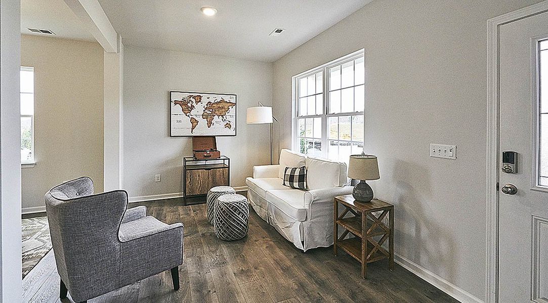 Representative furnished interior of a home built from the WILMINGTON by D.R. Horton in Cedar Oaks, Greensboro (Image 17). Representative furnished interior of a home built from the WILMINGTON by D.R. Horton in Cedar Oaks, Greensboro (Image 17).