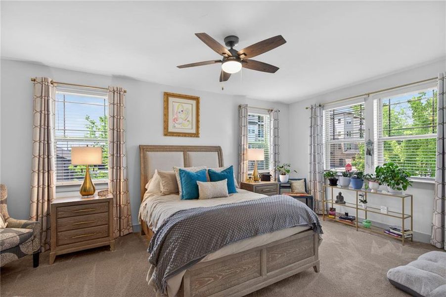 Furnished interior view inside a new home in Gatherings® at Herrington, Cumming (Image 33).