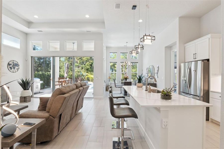 Furnished interior view inside a new home in , Port Orange (Image 7). Furnished interior view inside a new home in , Port Orange (Image 7).