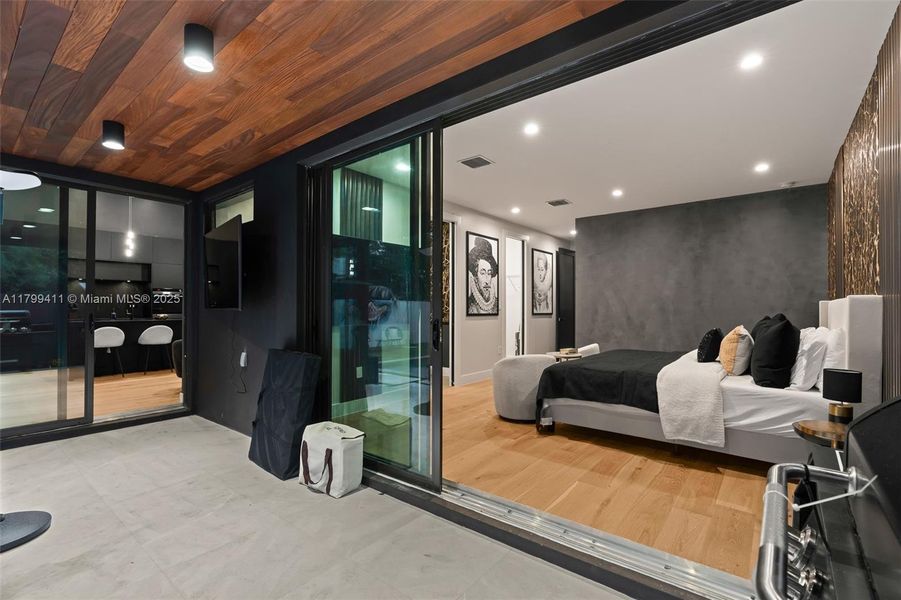 Furnished interior view inside a new home in , Miami (Image 11).