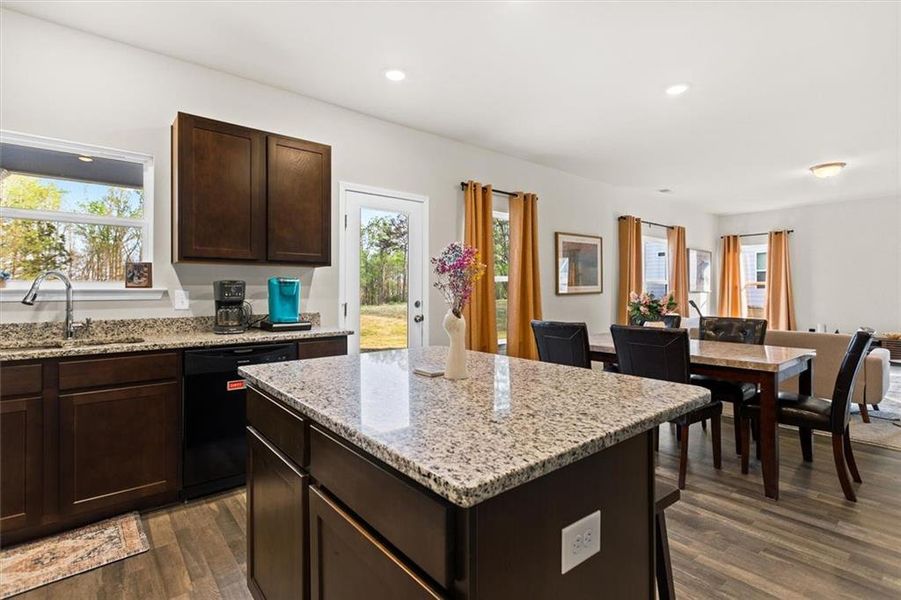 Furnished interior view inside a new home in Garrett Preserve, Hiram (Image 16).