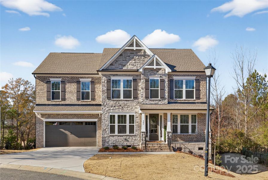 Front exterior of a new home in , Rock Hill, SC, highlighting curb appeal (Image 25).