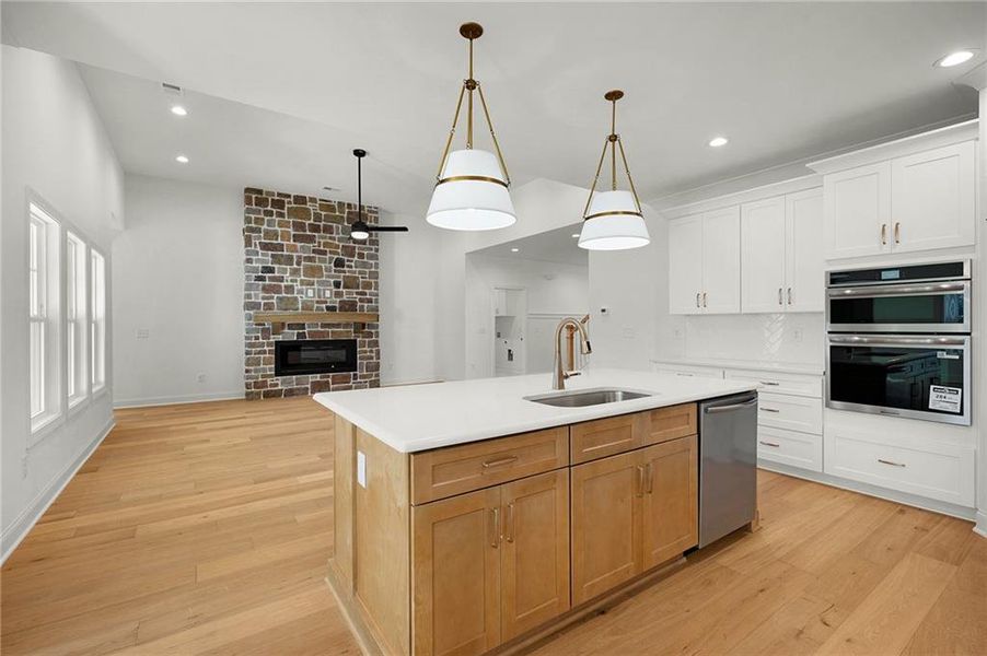 Furnished interior view inside a new home in , Calhoun (Image 9).