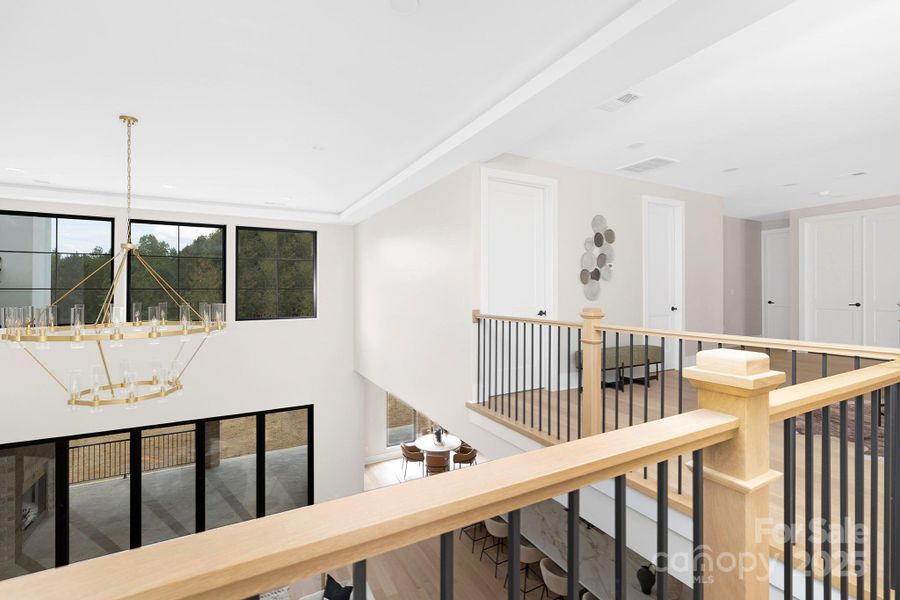 Furnished interior view inside a new home in , Weddington (Image 10).