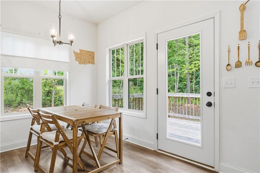 Furnished interior view inside a new home in , Douglasville (Image 11).