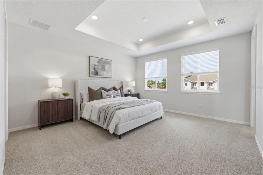 Furnished interior view inside a new home in River Oaks Townhomes, Riverview (Image 8).