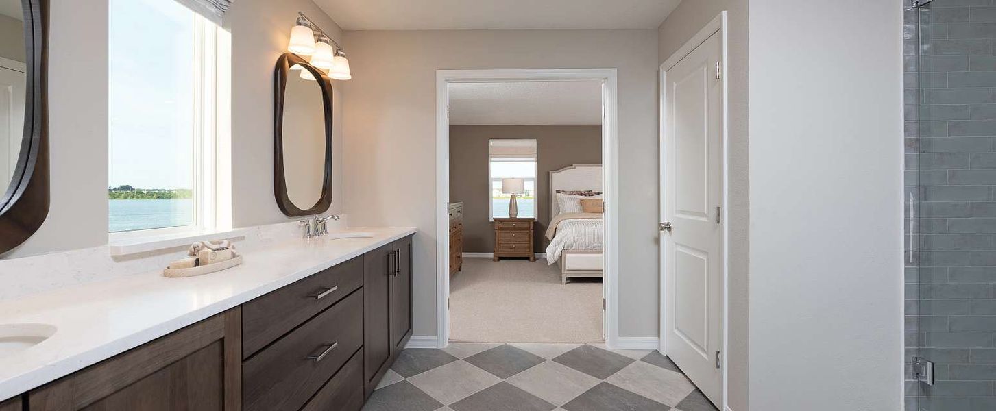 Representative furnished interior of a home built from the Duval by Ashton Woods in Lake Cawood Traditional, Windermere (Image 9).