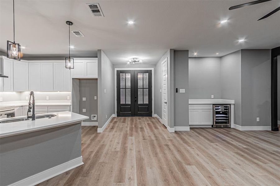 Furnished interior view inside a new home in , Dallas (Image 9). Furnished interior view inside a new home in , Dallas (Image 9).