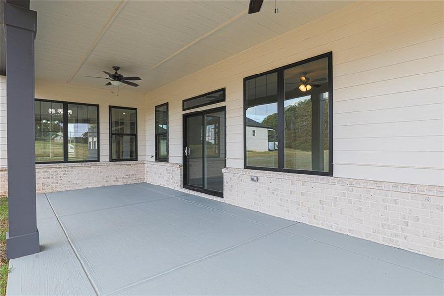 Exterior details and patio area of a home in , Maysville (Image 3).