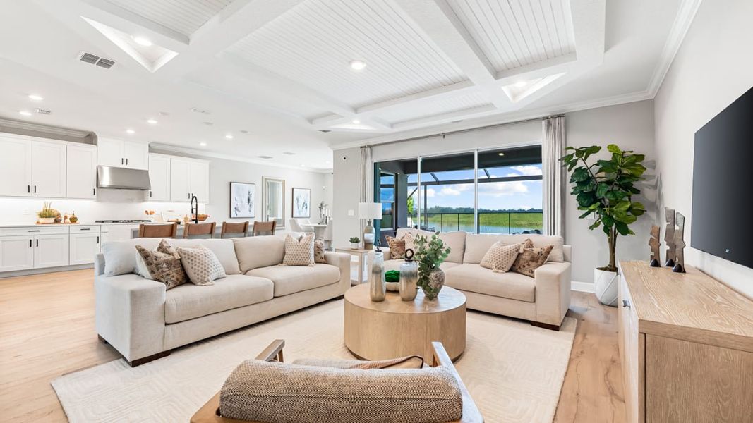 Representative furnished interior of a home built from the Sand Key by Taylor Morrison in Ardisia Park, New Smyrna Beach (Image 7).