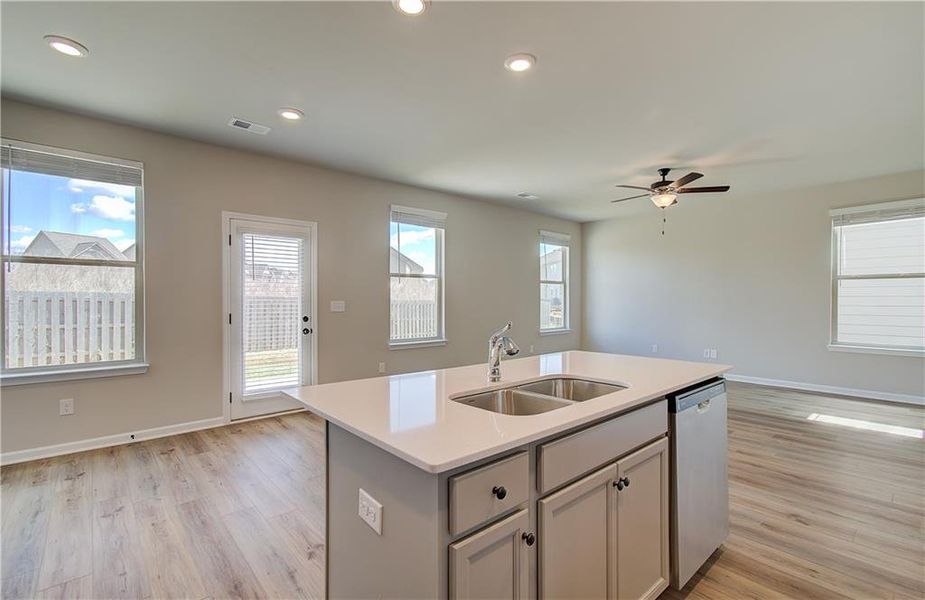 Furnished interior view inside a new home in Towne Center, Hampton (Image 11).