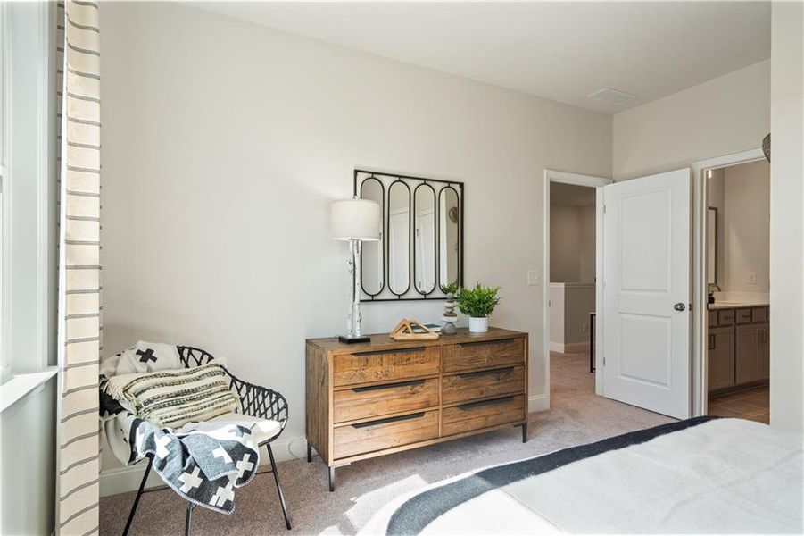 Furnished interior view inside a new home in Bailey Fence, Dacula (Image 12). Furnished interior view inside a new home in Bailey Fence, Dacula (Image 12).