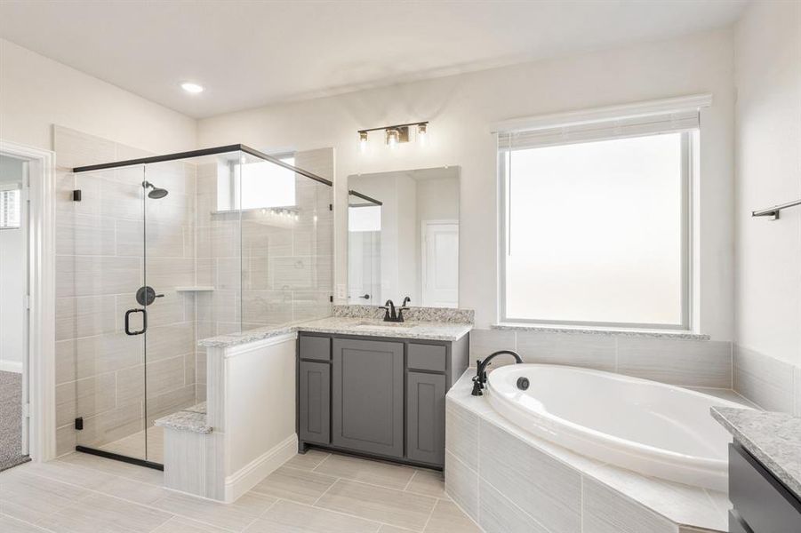 Furnished interior view inside a new home in Coyote Crossing, Godley (Image 7).
