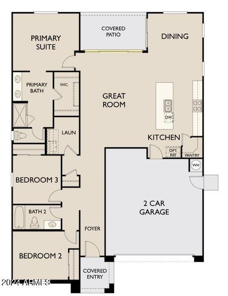 Violet floorplan right 4 panel