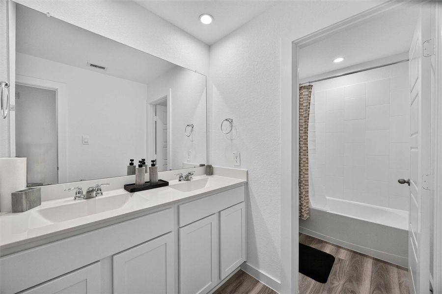 Furnished interior view inside a new home in , Houston (Image 12).