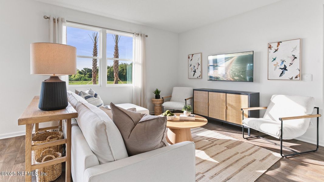 Furnished interior view inside a new home in The Arbors, Jacksonville (Image 25).
