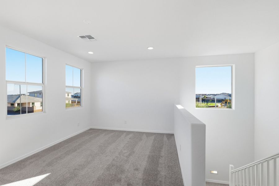 Representative unfurnished interior of a home built from the Triumph by Taylor Morrison in Artisan at Asante Encore Collection, Surprise (Image 16). Representative unfurnished interior of a home built from the Triumph by Taylor Morrison in Artisan at Asante Encore Collection, Surprise (Image 16).