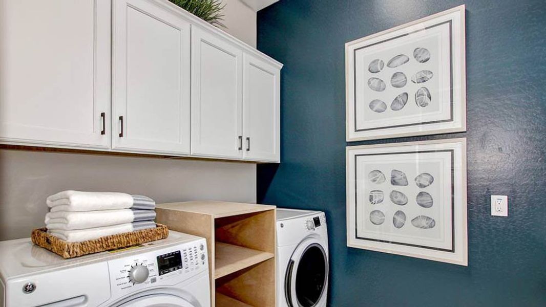 Representative furnished interior of a home built from the Appaloosa by Taylor Morrison in Victory at Verrado Venture II Collection 55+, Buckeye (Image 30).