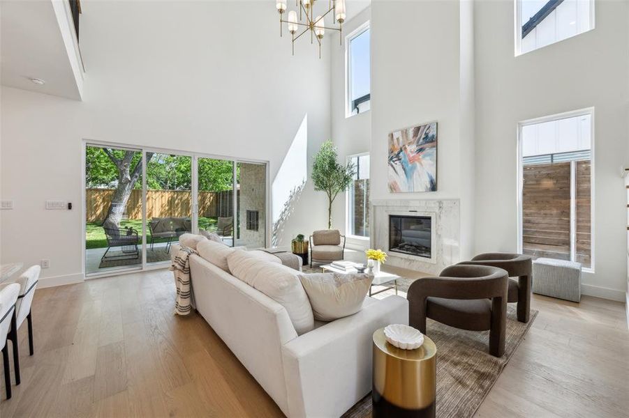 Furnished interior view inside a new home in , Dallas (Image 26). Furnished interior view inside a new home in , Dallas (Image 26).