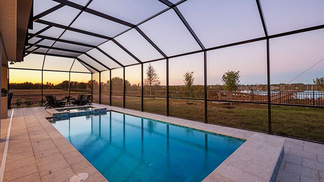 Representative exterior details of a home built from the Bimini by Taylor Morrison in Lochside, Mount Dora (Image 32).