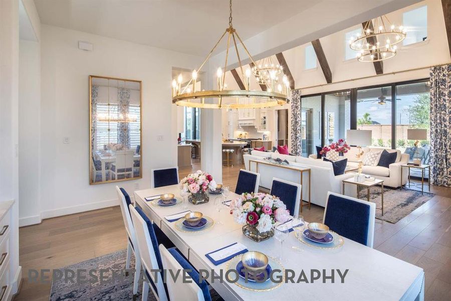 Furnished interior view inside a new home in Mustang Lakes, Celina (Image 12).