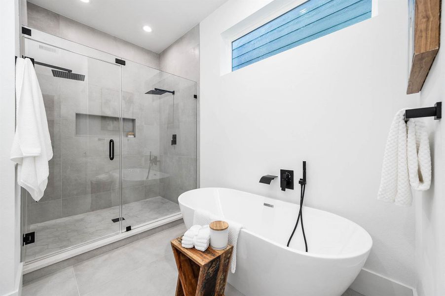 Furnished interior view inside a new home in , Houston (Image 31).