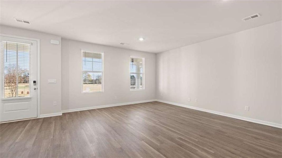 Spacious, unfurnished interior of a new home in Brookland Commons, Monroe (Image 17).