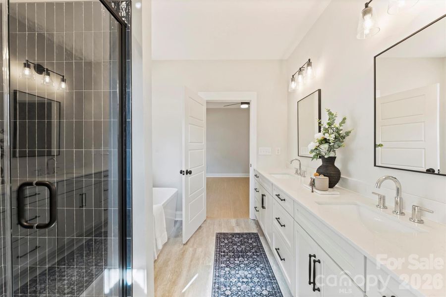 Furnished interior view inside a new home in , Lincolnton (Image 30).