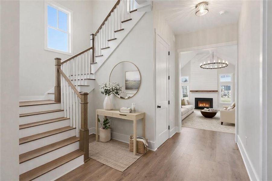 Furnished interior view inside a new home in , Dawsonville (Image 5).