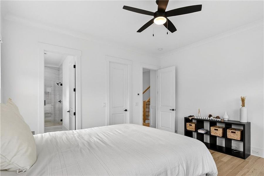 Furnished interior view inside a new home in , Marietta (Image 70).