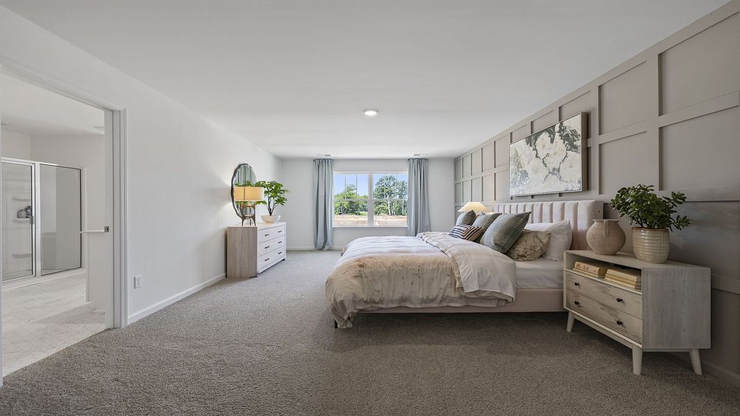 Furnished interior view inside a new home in Spring Ridge, Anderson (Image 32).