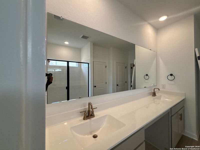 Furnished interior view inside a new home in The Heights at Saddlebrook Ranch 60's, Schertz (Image 6).