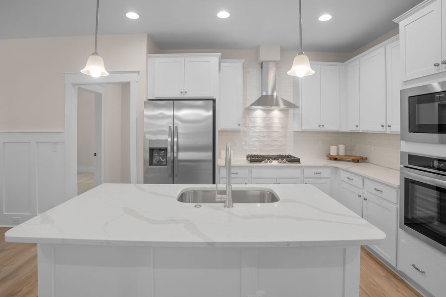 Furnished interior view inside a new home in The Sanctuary at Sunset Beach, Sunset Beach (Image 18).