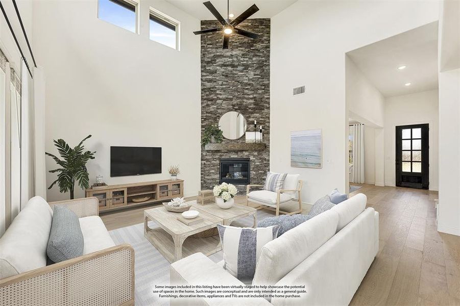 Furnished interior view inside a new home in Terracina, Rockwall (Image 8). Furnished interior view inside a new home in Terracina, Rockwall (Image 8).