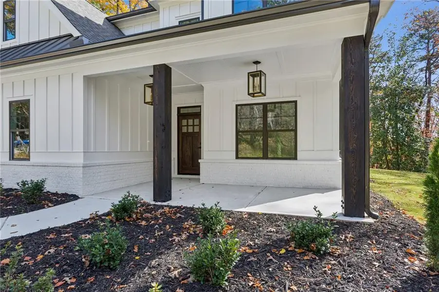 Exterior details and patio area of a home in , Marietta (Image 4). Exterior details and patio area of a home in , Marietta (Image 4).