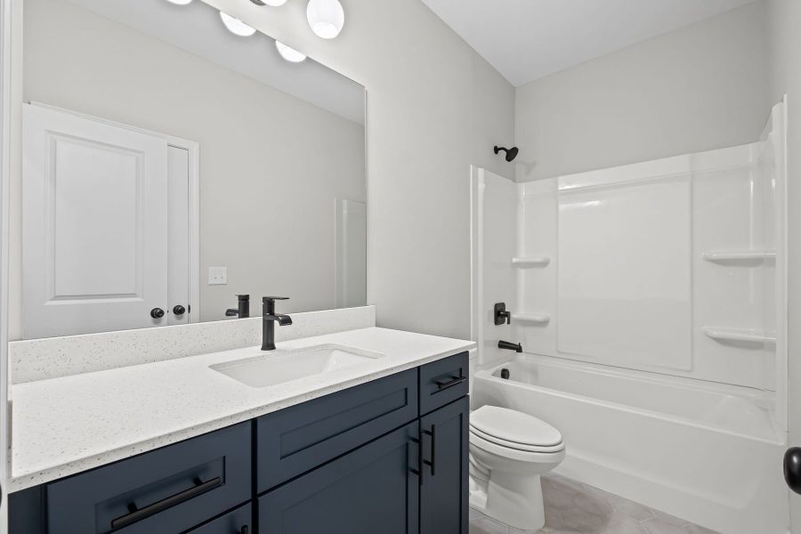 Furnished interior view inside a new home in The Village at River Green, Canton (Image 6).