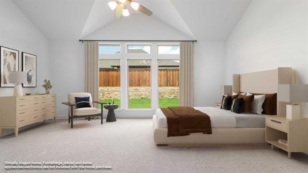 Furnished interior view inside a new home in Terraces 62', Rockwall (Image 7). Furnished interior view inside a new home in Terraces 62', Rockwall (Image 7).