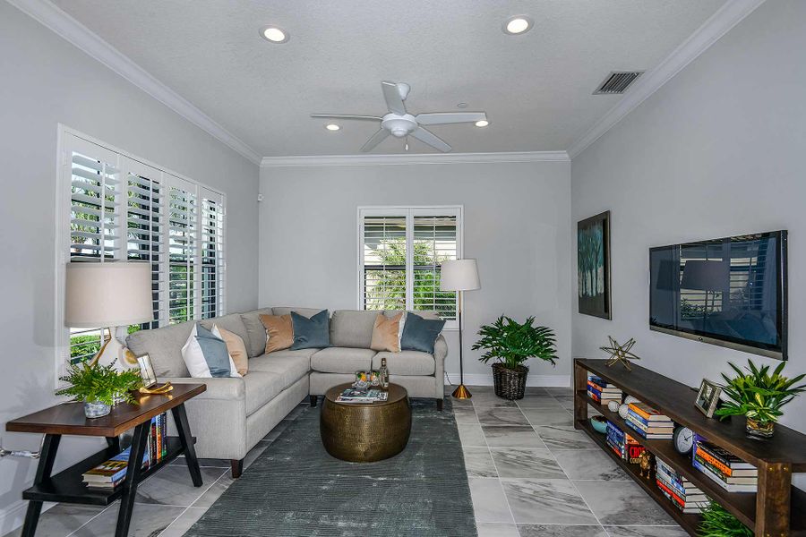 Furnished interior view inside a new home in Windward, Lakewood Ranch (Image 18).