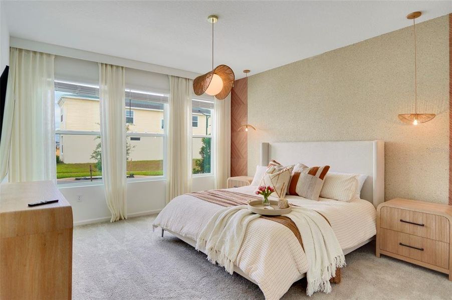 Furnished interior view inside a new home in Solara Resort, Kissimmee (Image 55).