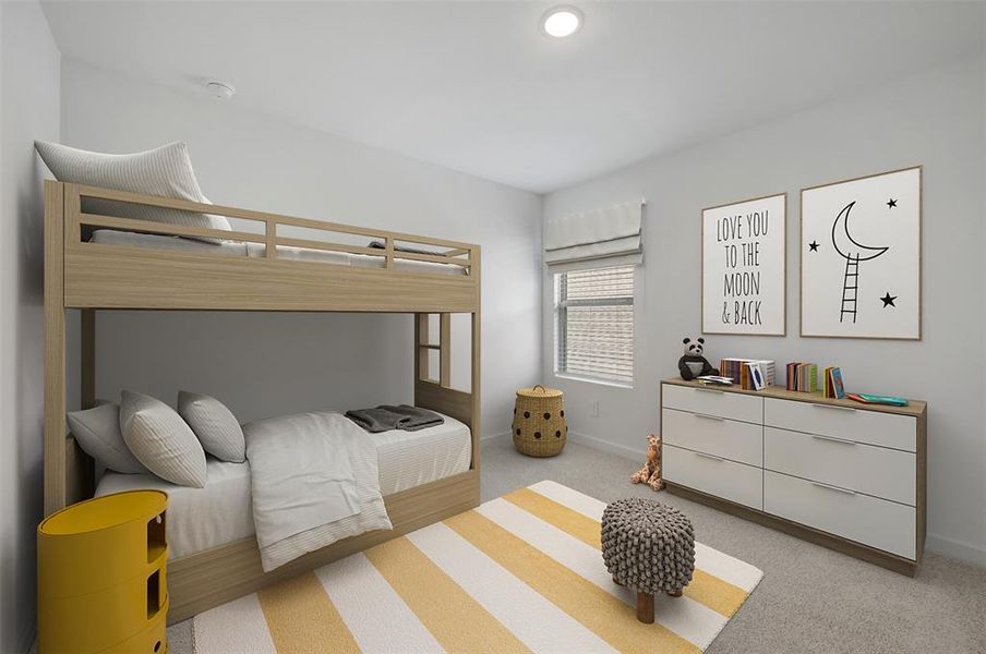 Furnished interior view inside a new home in Aspire at Reunion, Newark (Image 27).