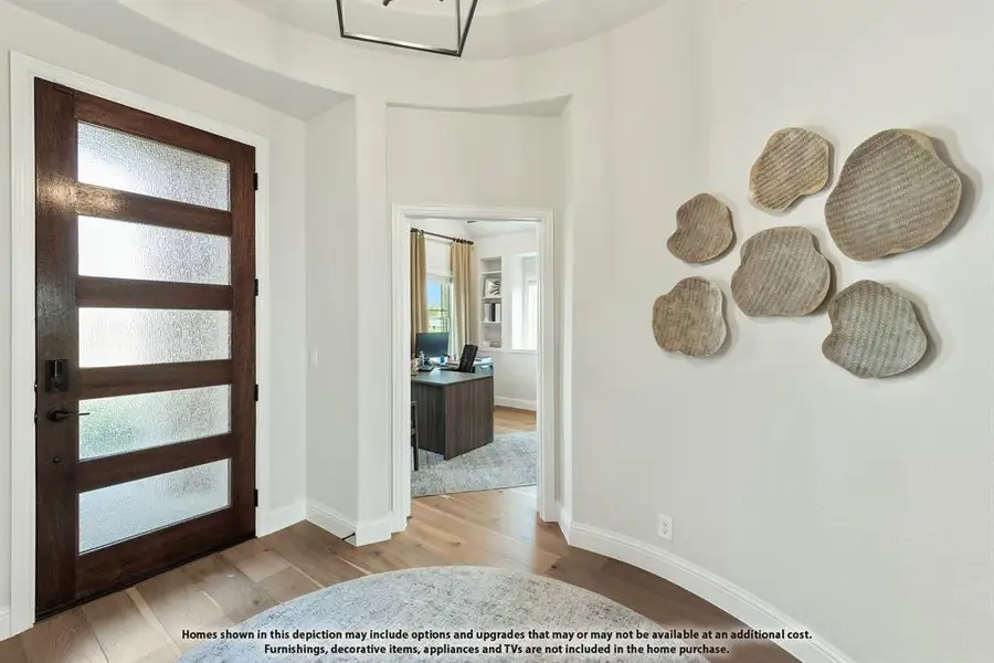 Furnished interior view inside a new home in Painted Tree, McKinney (Image 9).