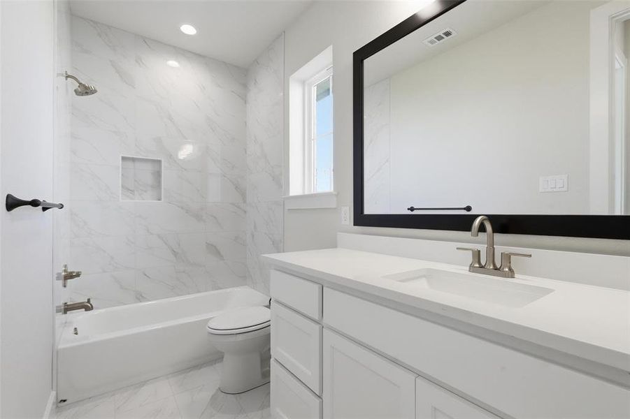 Furnished interior view inside a new home in Aledo Heights - Aledo ISD, Aledo (Image 12).